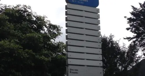 PARADERO SITP CENTRO COMERCIAL HACIENDA SANTA BARBARA  168A01